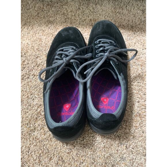 Dansko Leather Upper Size 41 Lace Up Black Comfort Shoe Women's Size 10.5-11 - Picture 2 of 9